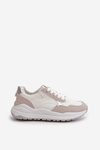 Women's Platform Sneakers Made Of Eco Leather White Issatta