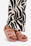 Slippers On A Massive Platform Pink Daldiva