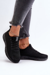 Black Women's Fabric Sports Shoes Kephope