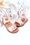 Children's Sandals With Snake Pattern Pink Baxlee