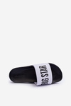 Classic Women's Slippers Big Star MM274713 White-Black