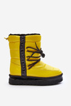 Women's Snow Boots with Yellow Laces Lilara