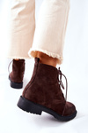 Classic Tiered Boots Brown Melome