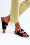 Women's Platform Sandals with Straps Black Doretta