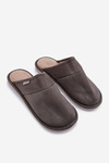 Men's slippers dark gray Selomir