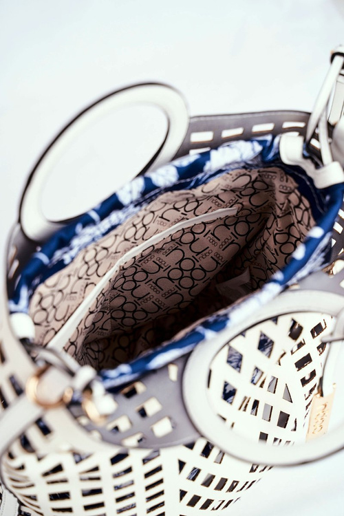 Torebka Damska NOBO Klasyczna Koszyczek Biała NBAG-I3680-C000