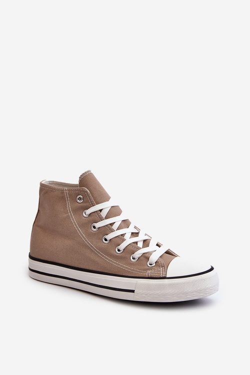 Women's Classic High Sneakers Beige Remos