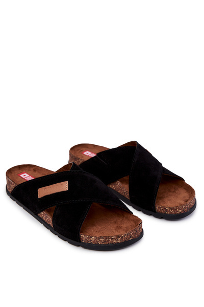 Men's Comfortable Slippers Big Star JJ176005 Black