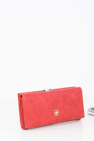 Beautiful Ladies Red Big Latch Wallet