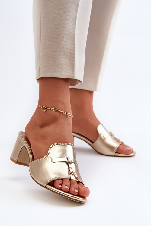 Women's Beige High Heel Sandals Bralya