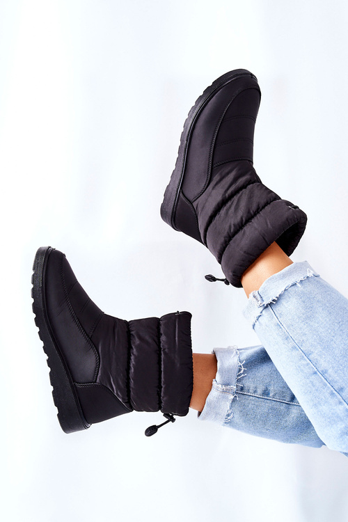 High Boots Slip-on Snowboots Black Cathy