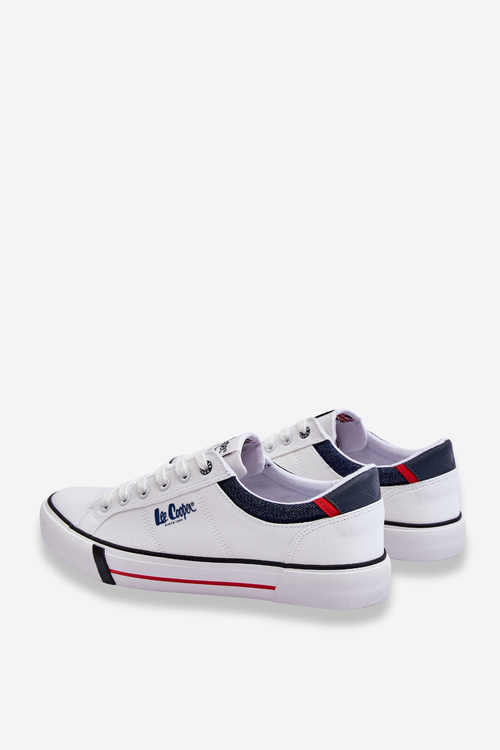 Trampki Męskie Białe Lee Cooper LCW-23-31-1835M
