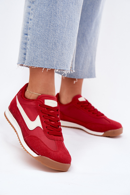 Womens Sports Shoes Sneakers Red Zerina