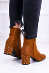 Warm Women's Stiletto Boots Brown Jocasta