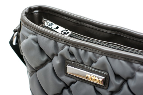 Quilted Grey Handbag Letterbox Nobo