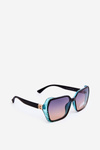 Women's Gradient Sunglasses UV400 Black-Blue