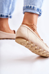 Women's Suede Loafers Beige Clona