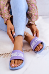 Women's Slippers Big Star JJ274A525 Violet-Blue