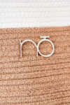 Braided Shopper Handbag NOBO XK0130 Beige