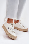 Women's Sneakers With Weaving Lee Cooper LCW-25-44-3217 White