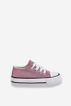 Children's Sneakers Tied Dirty pink Wella