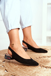 Ballet Shoes Heeled Maciejka Black 04482-01