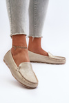 Women's Gold Loafers Ranica