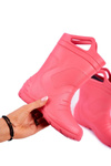 Children's Rubber Galoshes Boots Pink Removed Insert Abbey