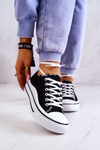 Women's Tied Sneakers Black Menifee