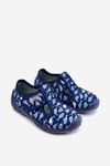 Półbuty Papcie Dziecięce Rekiny Granatowe Befado 010X032