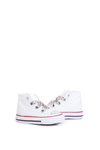 Kids Sneakers With Zircons White Smile