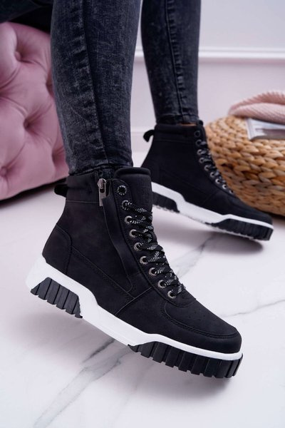 Women's Sports Shoes Big Star High Black EE274221