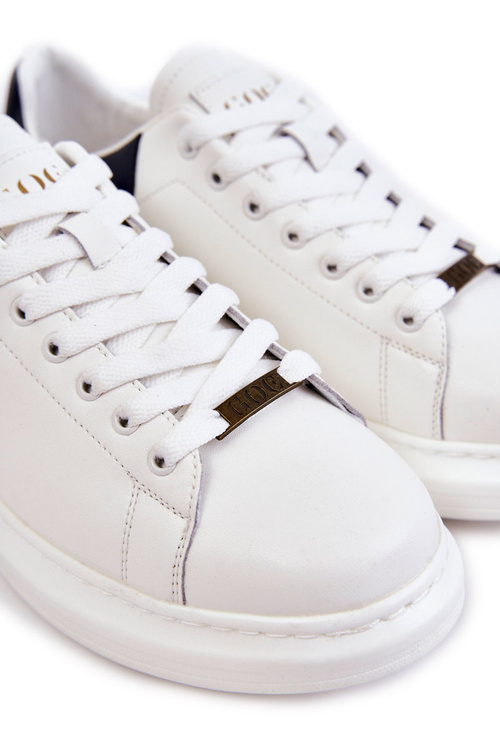 Buty Sportowe Męskie Białe GOE KK1N4005
