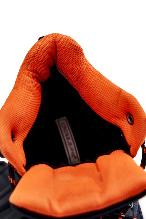 Buty Trekkingowe Męskie Ocieplane Czarne Cross Jeans KK1R4018C