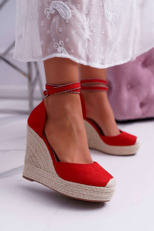 Women's Flaxen Red Canterola Sandals On Anchors