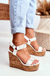 Women’s Sandals On Wedge Lu Boo White Gail