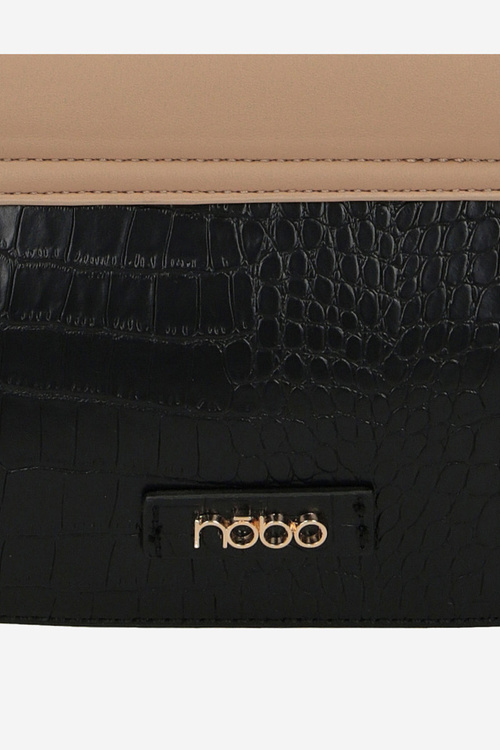 Shoulder Bag NOBO NBAG-P5000-CM20 Beige and Black