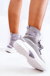 Women's Sport Sock Shoes Grey KeSport