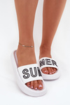Women's Slippers On Thick Sole SUMMER White Vinceza 76051