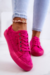 Openwork Sneakers BIG STAR JJ274060 Pink