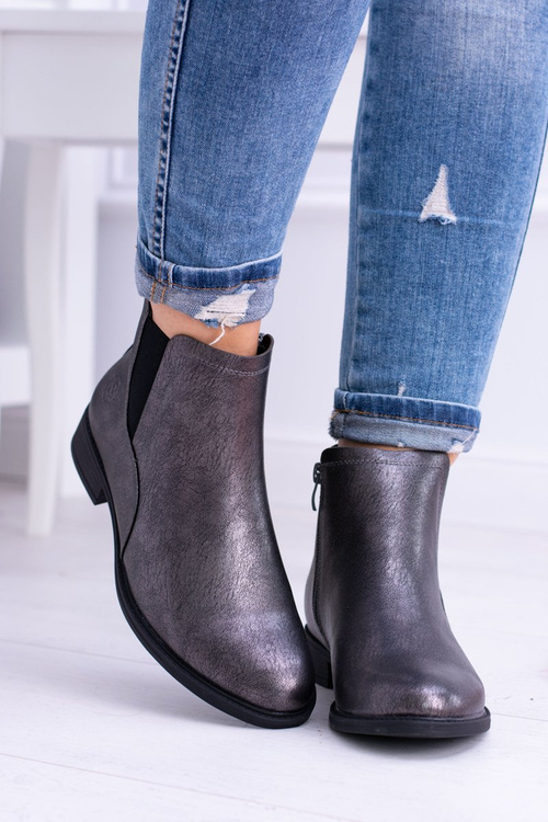 Sergio Leone Ciemnoszare Botki Płaski Obcas Vuko