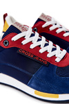 Sportowe Buty Męskie Wiązane Granatowe Cross Jeans JJ1R4008C