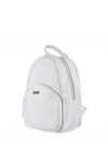 Leather Backpack Big Star JJ574125 White