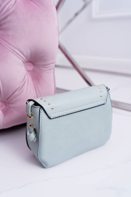 Women's Handbag Small Chest Golden Rivets Mint