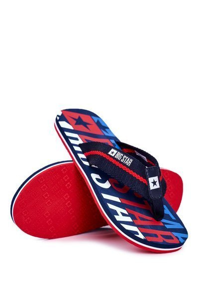 Men's Slides Flip flops Big Star Navy DD174659