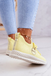 Buty Sportowe Damskie Żółte GOE JJ2N4150