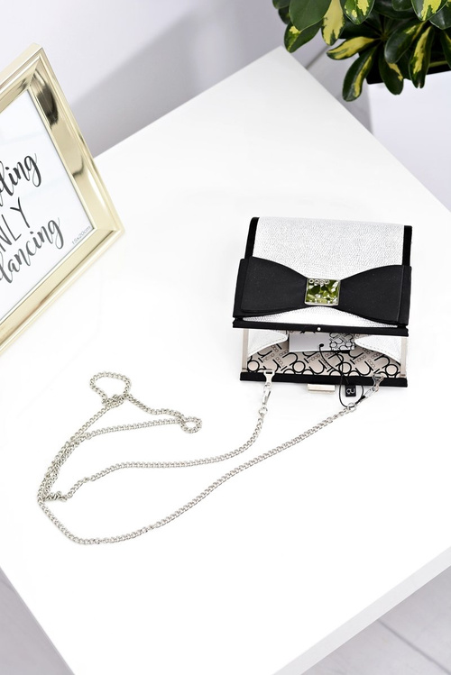 Women's Silver Clutch Handbag