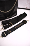 Women's Handbag With Detachable Straps LAURA BIAGGI Patent Black