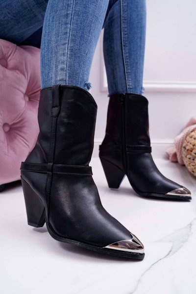 Women's Stiletto Boots Black Make Feel