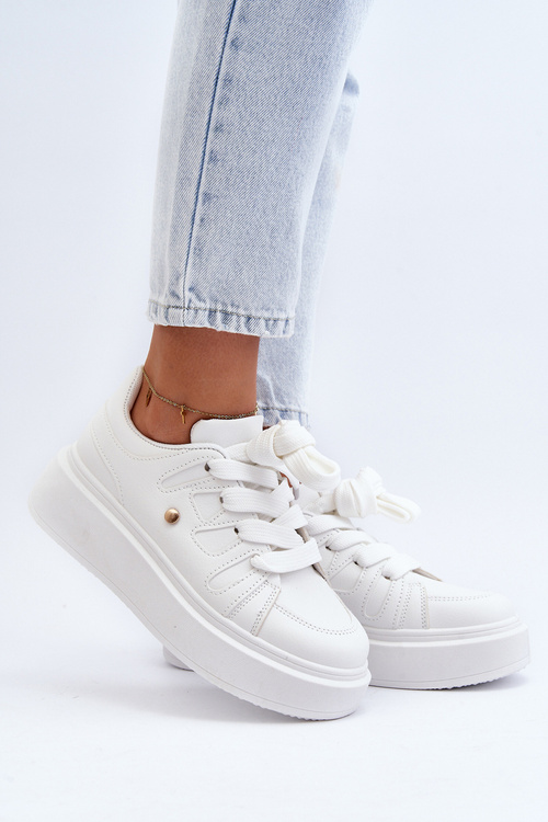Women's Platform Sneakers White Asylia